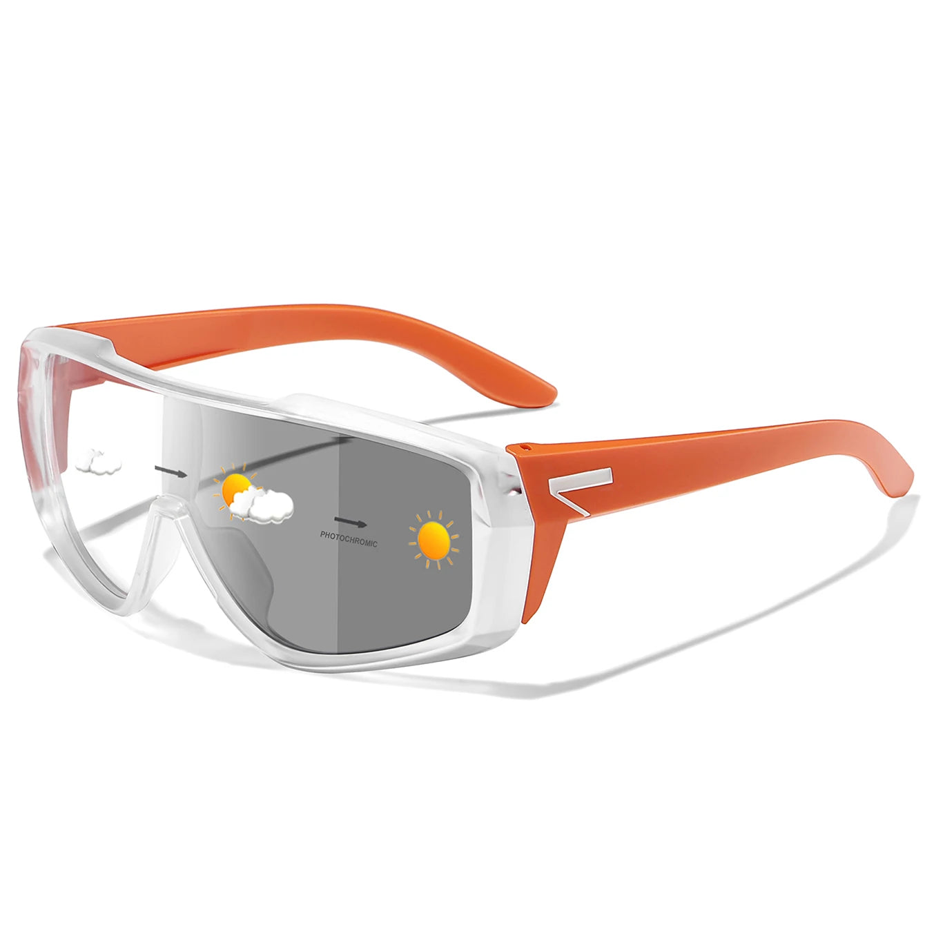 Óculos para ciclismo para homens e mulheres(unissex ), com lente fotocromática, óculos MTB, pesca,  corrida  e outros esportes óculos, super confortáveis