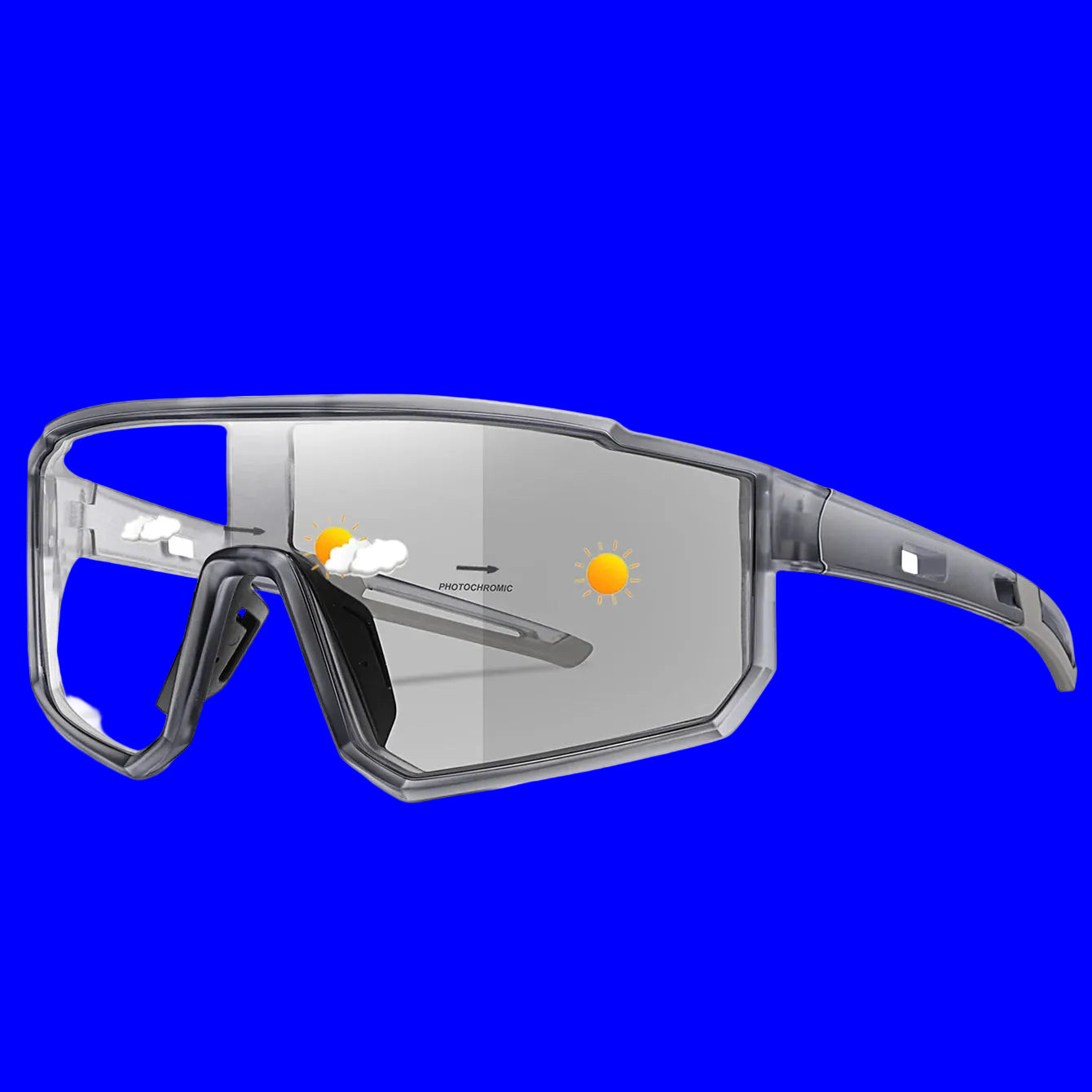 Óculos para ciclismo para homens e mulheres(unissex ), com lente fotocromática, óculos MTB, pesca,  corrida  e outros esportes óculos, super confortáveis